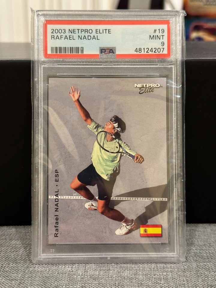 2003 Netpro Elite 2000 Rafael Nadal #19 /2000 PSA 9 Rookie RC - Imagem 1 de 1