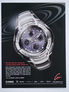 Casio G Shock The Atomic Age Is Here 2006 Originaldruck Anzeige 8 x 11" - Bild 1 von 7