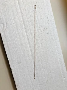 CAVIGLIERA FIGARO "AMORO" ORO GIALLO 10k 10" 2mm - Foto 1 di 4
