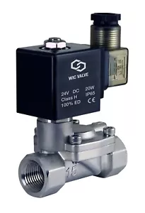 Elettrovalvola processo anti martello acqua chiusura lenta 3/4" pollici 24V DC Viton - Foto 1 di 4