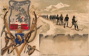 ac6987 - CARTOLINA D'EPOCA - REGGIMENTALI - Alpini - Picture 1 of 1