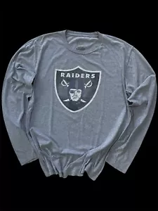Vintage Proline Fanatics RAIDERS Long Sleeve Men L - Picture 1 of 4