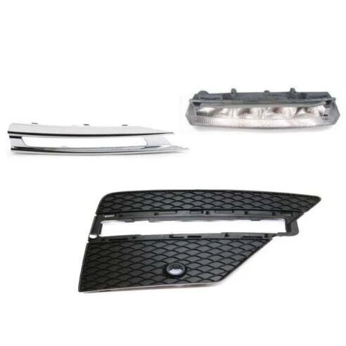 Крышка решетки правого бампера и хромированный молдинг и противотуманные фары для Mercedes Benz ML350 - Изображение 1 из 1