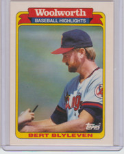 1991 Topps Woolworth Baseball Highlights #7 Bert Blyleven California Angels