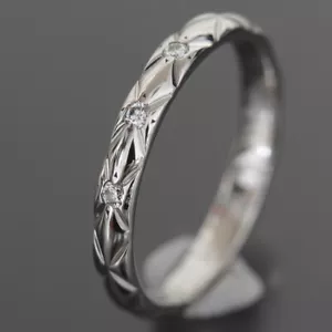 CHANEL MATRASSE DIAMOND RING US4.25 (48) PT950 Platinum E1690 - Picture 1 of 6