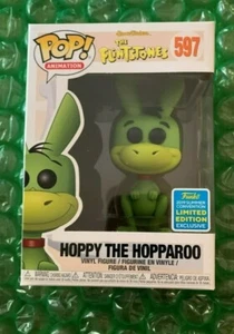 SDCC 2019 FUNKO POP HOPPY HOPPAROO THE FLINTSTONES EXCLUSIVE WITH SHARED STICKER - Picture 1 of 6