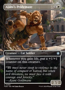 MTG - Ajani's Pridemate (borderless) (FDN) - Picture 1 of 1