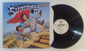 SUPERMAN III - 1983 Original Movie Soundtrack, Warner Bros LP - VG+ / EX - Picture 1 of 8