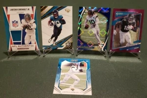 Leviska Shenault 5 Card Limited Absolute Diamond # Purple # Jersey Patch Jaguars - Picture 1 of 6