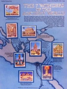 The 7 Wonders of the Ancient World from Postal Commemorative Society - Picture 1 of 1