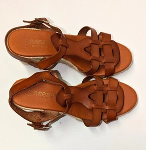 Damen Paseart Espardrilles hellbraunes Leder Größe 8,5 hergestellt in Spanien - Bild 1 von 6