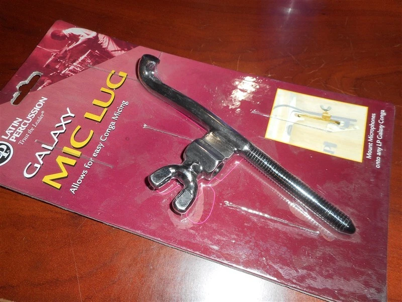 NEW - LP Latin Percussion Galaxy Conga Mic Lug - LP972M-BN, BRUSHED NICKEL - Image 1 of 1