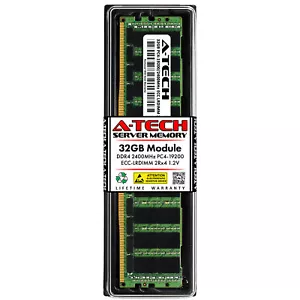 32GB 2Rx4 PC4-2400 LRDIMM Supermicro X10DRT-LIBQ X11SPM-TPF X11SRA-RF Memory RAM - Picture 1 of 5