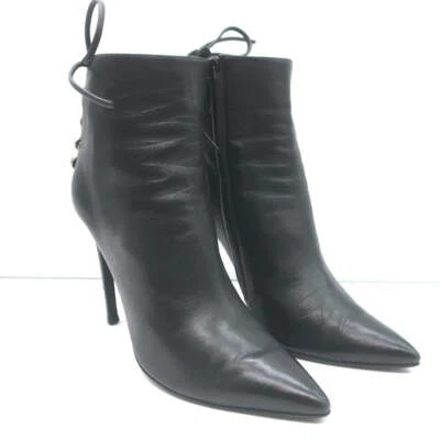 Botines Balenciaga Gigantes con Tachuelas Traseras con Cordones Cuero Negro Talla 40 Foto 1 de 4