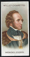 WILLS - MUSICAL CELEBRITIES - #11 MENDELSSOHN