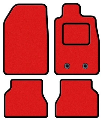 SE ADAPTA A LOS TAPETES PEUGEOT RCZ ROJOS A MEDIDA CON ACABADO NEGRO Foto 1 de 2