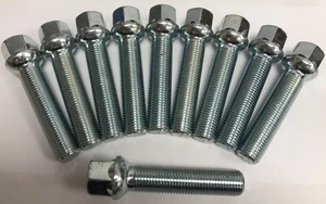 PERNOS DE LLANTA DE ALEACIÓN M14X1.5 X 10 RADIO BIMECC 65mm ROSCA PARA AUDI Q2 Q3 Q5 Q7 - Imagen 1 de 1