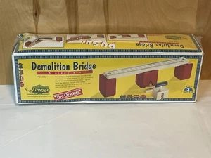 T. C. Timber Demolition Bridge Toy Wooden 5pc Set 50-6067 New Sealed - Picture 1 of 9