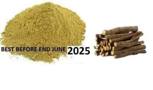 Jethimadh Süßholz Süßholz Mulethi Wurzelpulver & Stöcke Premium Lagerfrei P&P - Bild 1 von 1