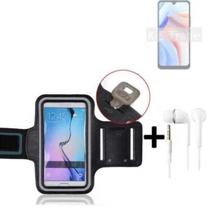 Pour Cubot Note 8 brassard néoprène + ÉCOUTEURS sport jogging étui de course - Photo 1/3
