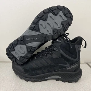Merrell "SPEED STRIKE 2 THERMO MID WATERPROOF" Men's size 9 Hiking Boots Camping - Picture 1 of 7