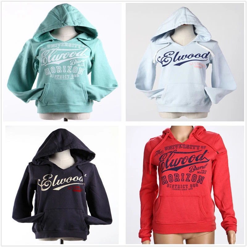 Special Deal! Elwood Womens Pullover Fleece Hoodie Sweatshirt Casual Jumper XS S - image 1 of 1