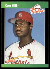 1989 Donruss The Rookies 31 Ken Hill   St. Louis Cardinals  Baseball Card