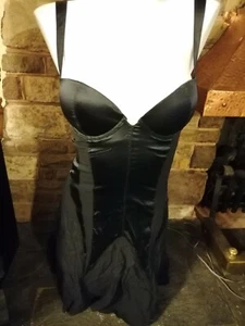6ixty8ight Insomnia Slip Dress Black 6802704 34B Silk - Picture 1 of 5