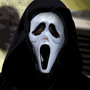 Skull Ghost Mask Halloween Scary Mask Cosplay Costume Prop Scream Fake Face Mask - Picture 1 of 24