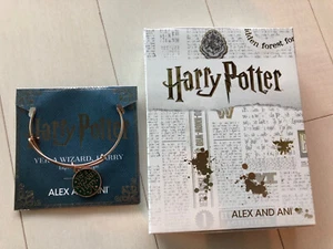 Alex and Ani Harry Potter Bracelet "Yer A Wizard, Harry" Rose Gold LE Bangle - Picture 1 of 3