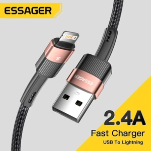 Essager Fast Charging For iPhone Usb Cable 11 12 13 Pro Max Mini Xs Xr X SE 8 7 - Picture 1 of 12