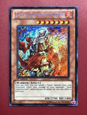 YuGiOh! Laval Judgement Lord (HA05-EN014) 1st Edition - Secret Rare - Image 1 of 2