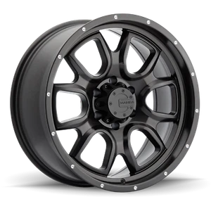 (1) 17x9 -12 Mamba M19 6x139.7 Matte Black W/ Drill Holes Wheel - Picture 1 of 1