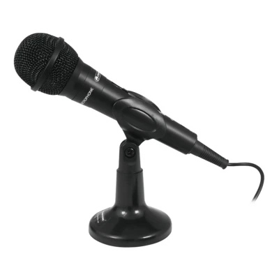 Omnitronic M-22 USB Vocal Microphone Speech inc Stand for Video Call Zoom Skype  - Image 1 of 2
