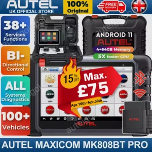 2025 Autel MaxiCOM MK808BT PRO Scanner Car Bi-Directional Diagnostic Scan Tool - Picture 1 of 19
