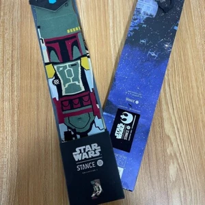 STANCE Star Wars "HAN SOLO AND BOBA FETT" Limited Edition Socks - Large(1 Pair) - Picture 1 of 5