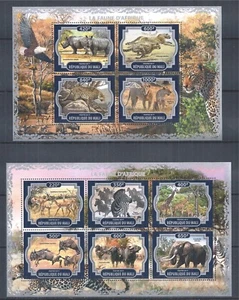 Republique Du Mali 2017 Mini Sheet Set MNH Fauna Africa Flora - Picture 1 of 1