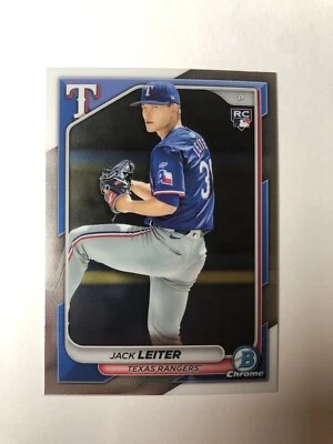 2024 Bowman Chrome - Jack Leiter #70 (RC) - Image 1 of 2