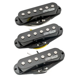 Wilkinson M Series Black High Output Alnico 5 Guitar ST Single Coil Pickups Set - Picture 1 of 3
