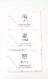 3 Bars TONE Complexion Soap With Cocoa Butter Travel Hotel Size 1oz - Picture 1 of 3