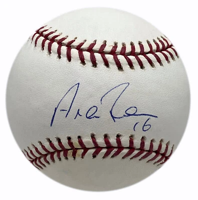 ARAMIS RAMIREZ SIGNED OML (SELIG) BASEBALL AUTO & U/V DISPLAY CUBE CUBS PIRATES - Image 1 of 4