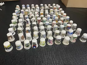 Thimbles Loose Job Lot China Porcelain Ceramic Unique Collectibles - Picture 1 of 10