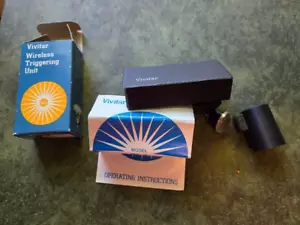 VIVITAR SL-1 CAMERA FLASH SLAVE REMOTE TRIGGER WITH INSTRUCTIONS & BOX - Picture 1 of 3
