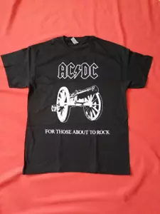 AC/DC For Those About To Rock Shirt - Größe L - NEU - Official Merchandise - Foto 1 di 1