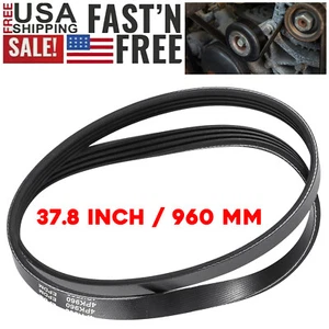 4PK960 A/C Drive Belt fits CADILLAC CHEVY SILVERADO TAHOE GMC SIERRA 1500++ - Picture 1 of 9