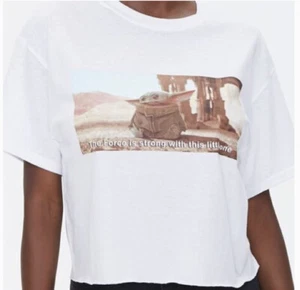Crop top Star Wars bambino Yoda taglia M/L - Foto 1 di 5