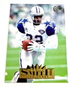 1995 FLEER ULTRA #80 Emmitt Smith Dallas Cowboys Vintage Football Card - Picture 1 of 8