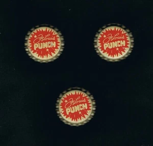 3 NRMT VERY RARE boxer JOE LOUIS PUNCH soda pop UNUSED bottle caps boxing 1940s - Picture 1 of 1