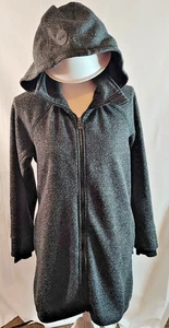 Calvin Klein Performance Coat Stretch Headphone Access Grey Sz M - Picture 1 of 8