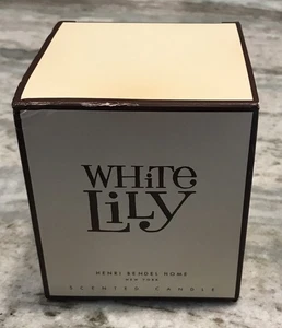 Henri Bendel White Lily 10 Oz Neu im Karton Duftkerze Glas Behälter - Bild 1 von 3
